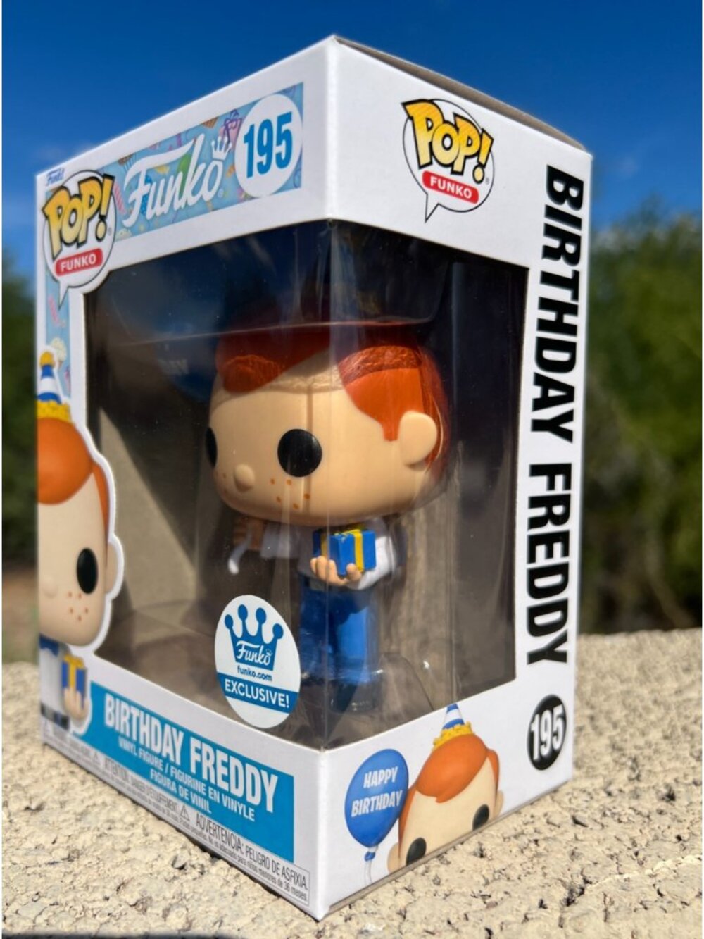 Funko Pop Funko: Funko - Birthday Freddy (#195, NEW, Funko Exclusive)